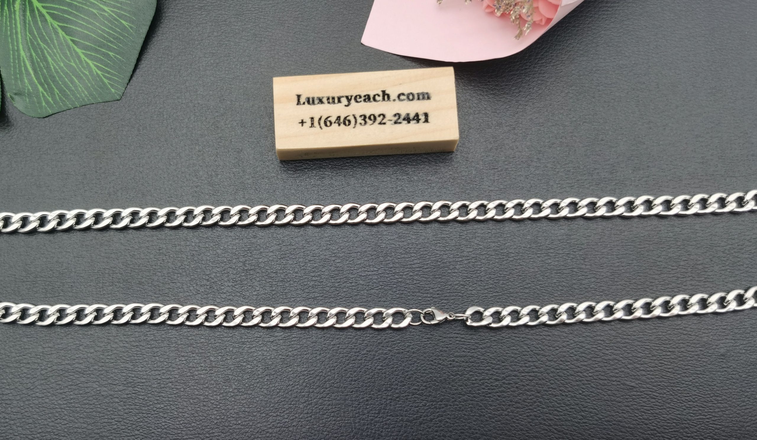 Miami Cuban Chain Hip Hop Rappers Silver Cuban Link Chain Mens Womens Cuban Link Necklace