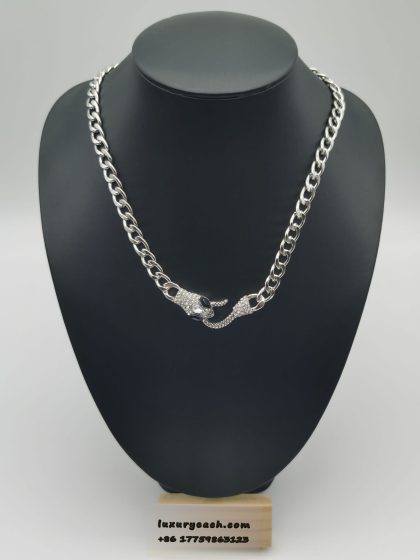 Snake Cuban Chain Clavicle Chain Cuban Link Retro Scorpion Womens Cuban Link Necklace