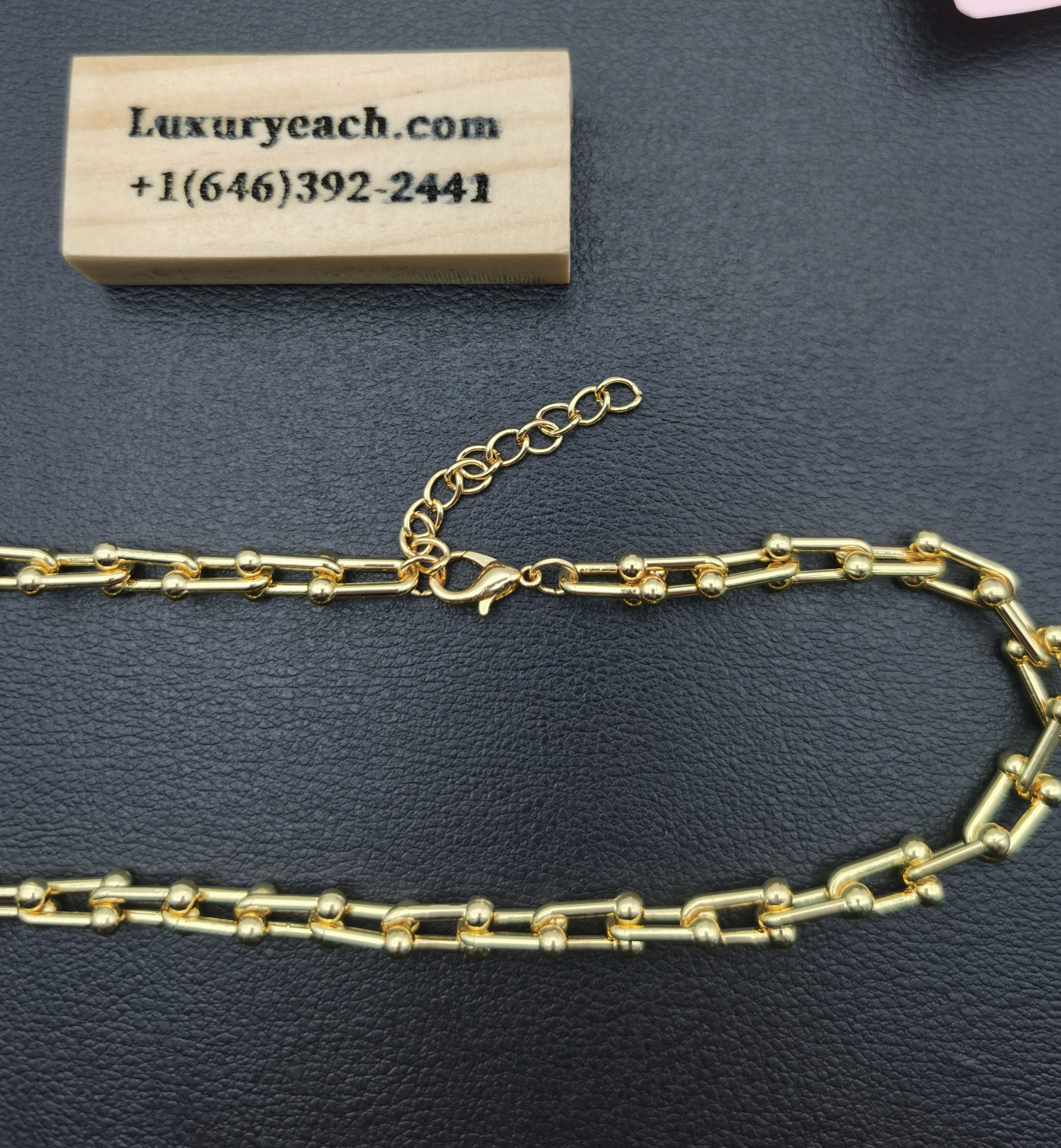 Womens Cuban Link Necklace Gold Silver Chain Cuban Link Thick U Shape Cuban Chain