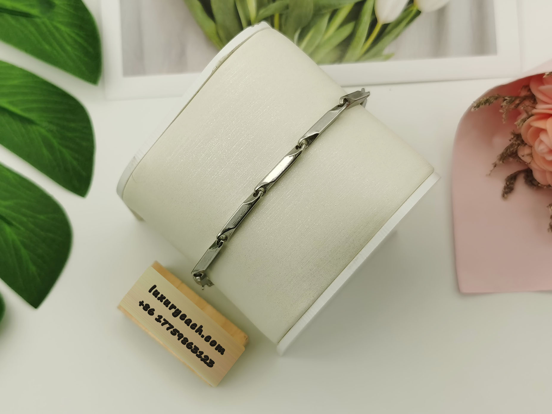 Hiphop Melon Seed Diamond Stick Cuban Chain Simple Cuban Link Womens Mens Cuban Link Bracelet