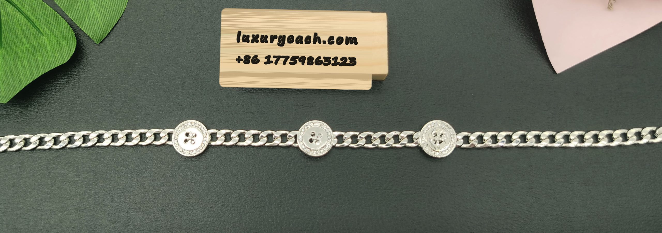 Ring Button Cuban Chain High Quality Accessories Zircon Short Womens Cuban Link Necklace